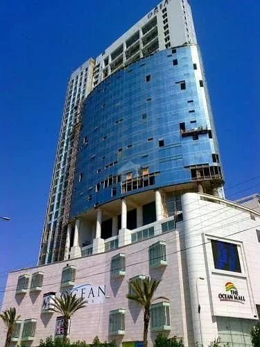 Ocean Mall logo or building, Karachi